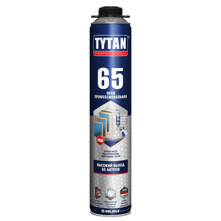 Пена монтажная Tytan 65 профессиональная 750 мл