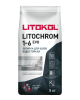 Затирка цементная Litokol Litochrom 1-6 EVO LE.130 серый 5 кг с противогрибковыми свойствами