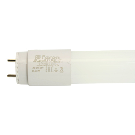Лампа светодиодная Feron LB-213 G13 10W 175-265V 4000K 0,6м