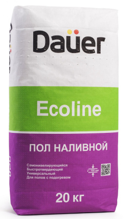 Наливной пол Dauer Eсoline Быстротвердеющий 20 кг