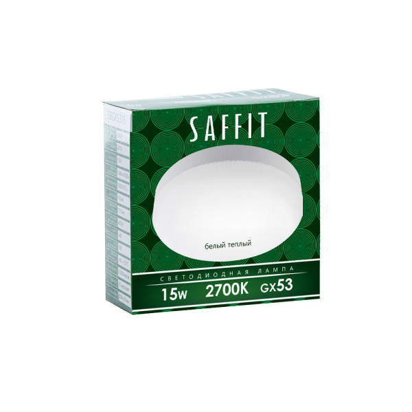 Лампа светодиодная SAFFIT SBGX5315 GX53 15W 230V 2700K
