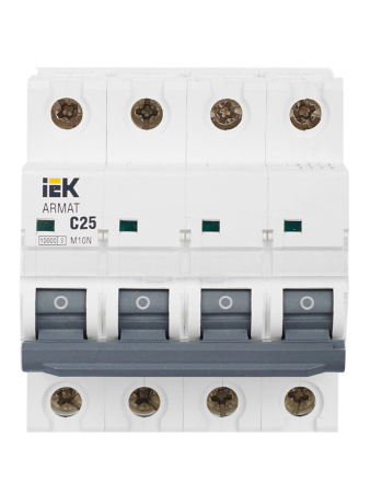 IEK ARMAT Автоматический выключатель M10N 4P C 25А