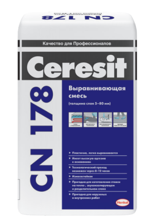 Смесь выравнивающая Церезит CN 178 25 кг