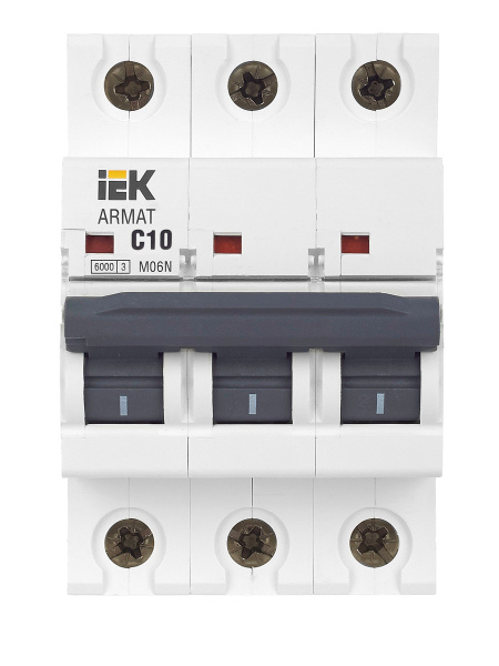 IEK ARMAT Автоматический выключатель M06N 3P C 10А