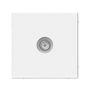 ARTGALLERY TV ТВ розетка оконечная 1DB, механизм, белый