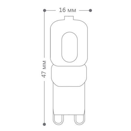 Лампа светодиодная Feron LB-430 G9 5W 230V 6400K