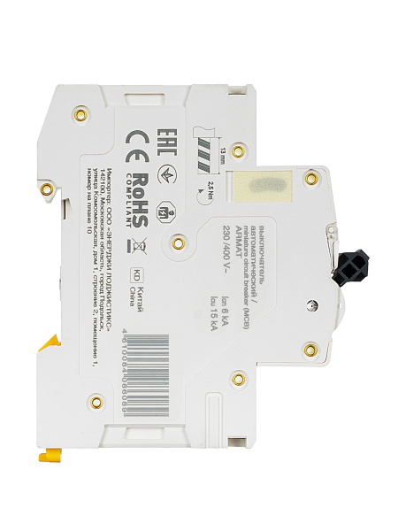 IEK ARMAT Автоматический выключатель M06N 1P D 6А