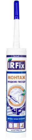 Жидкие гвозди IRFix Монтаж 310 мл белый 20006