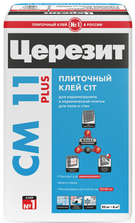 Клей для плитки Церезит CM 11 Plus (класс С1Т) 25 кг