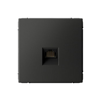 ARTGALLERY РОЗЕТКА компьютерная RJ45, кат. 5е, механизм, БАЗАЛЬТ