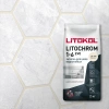 Затирка цементная Litokol Litochrom 1-6 EVO LE.205 жасмин 2 кг с противогрибковыми свойствами 