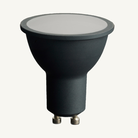 Лампа светодиодная Feron.PRO LB-1608 GU10 8W 175-265V 2700K в черном корпусе
