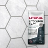 Затирка цементная Litokol Litochrom 1-6 EVO LE.105 серебристо-серый 2 кг с противогрибковыми свойствами