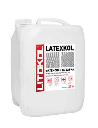 Латексная добавка для плиточного клея Litokol LATEXKOL - M 20 кг