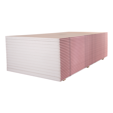 Гипсокартон Knauf огнестойкий ГСП-DF 2500x1200х12.5 мм (52)