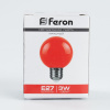 Лампа светодиодная Feron LB-371 Шар E27 3W красный