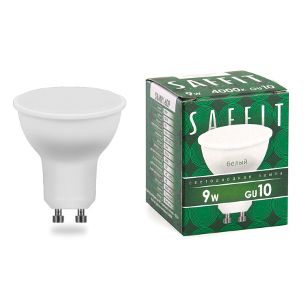 Лампа светодиодная SAFFIT SBMR1609 MR16 GU10 9W 4000K