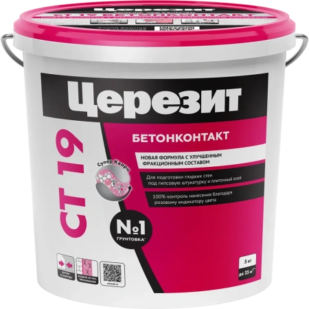 Грунтовка Бетонконтакт Церезит CT19 5 кг