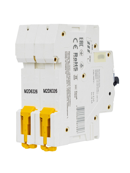 IEK ARMAT Автоматический выключатель M06N 2P D 63А