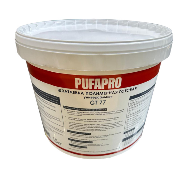 Шпатлевка готовая PUFAPRO GT 77 (15 кг) 775008