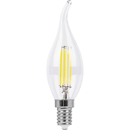 Лампа светодиодная Feron LB-67 Свеча на ветру E14 7W 230V 2700K