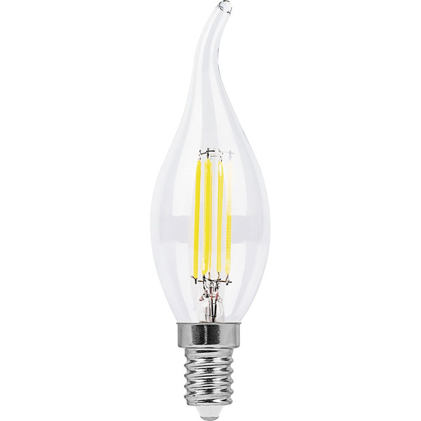 Лампа светодиодная Feron LB-67 Свеча на ветру E14 7W 230V 2700K