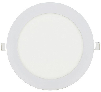 IEK Белый Светильник LED ДВО 1606 круг 12Вт 6500 IP20
