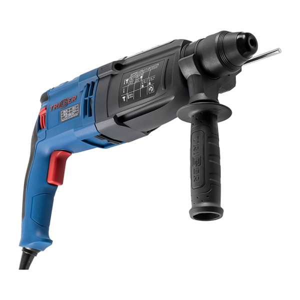 Перфоратор сетевой Trigger 20027, SDS-plus 28 мм 800Вт 3 режима 3,2Дж, L кабеля=4м,кейс