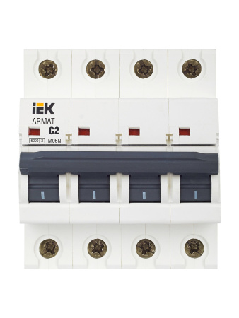 IEK ARMAT Автоматический выключатель M06N 4P C 2А