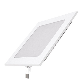 Светильник светодиодный Slim 12Вт 4000К IP20 880лм 220-240В ДВО квадрат бел. GAUSS 940111212