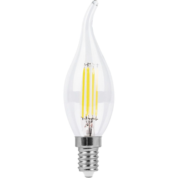 Лампа светодиодная Feron LB-74 Свеча на ветру E14 9W 230V 2700K