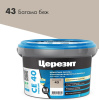 Затирка цементная Церезит CE 40 Aquastatic №43 Багамы бежевая 2 кг