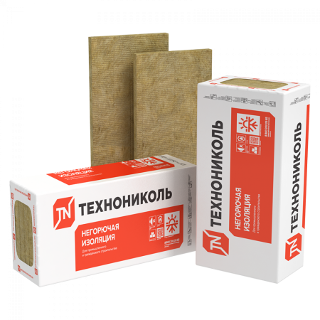 Утеплитель ТехноНИКОЛЬ Техновент Стандарт 1200х600х100 мм, 72-88 кг/м3 (2,88м2 / 0,288м3) (4шт)