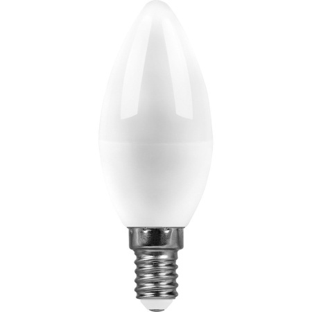 Лампа светодиодная SAFFIT SBC3707 Свеча E14 7W 6400K